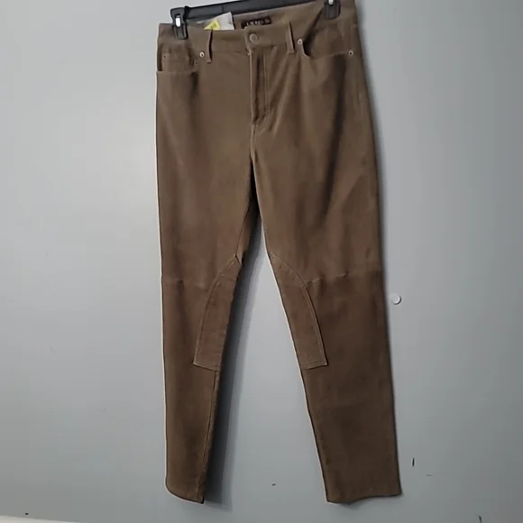 Lauren Ralph LaurenSuede Jodhpur Pant In Light Truffle
